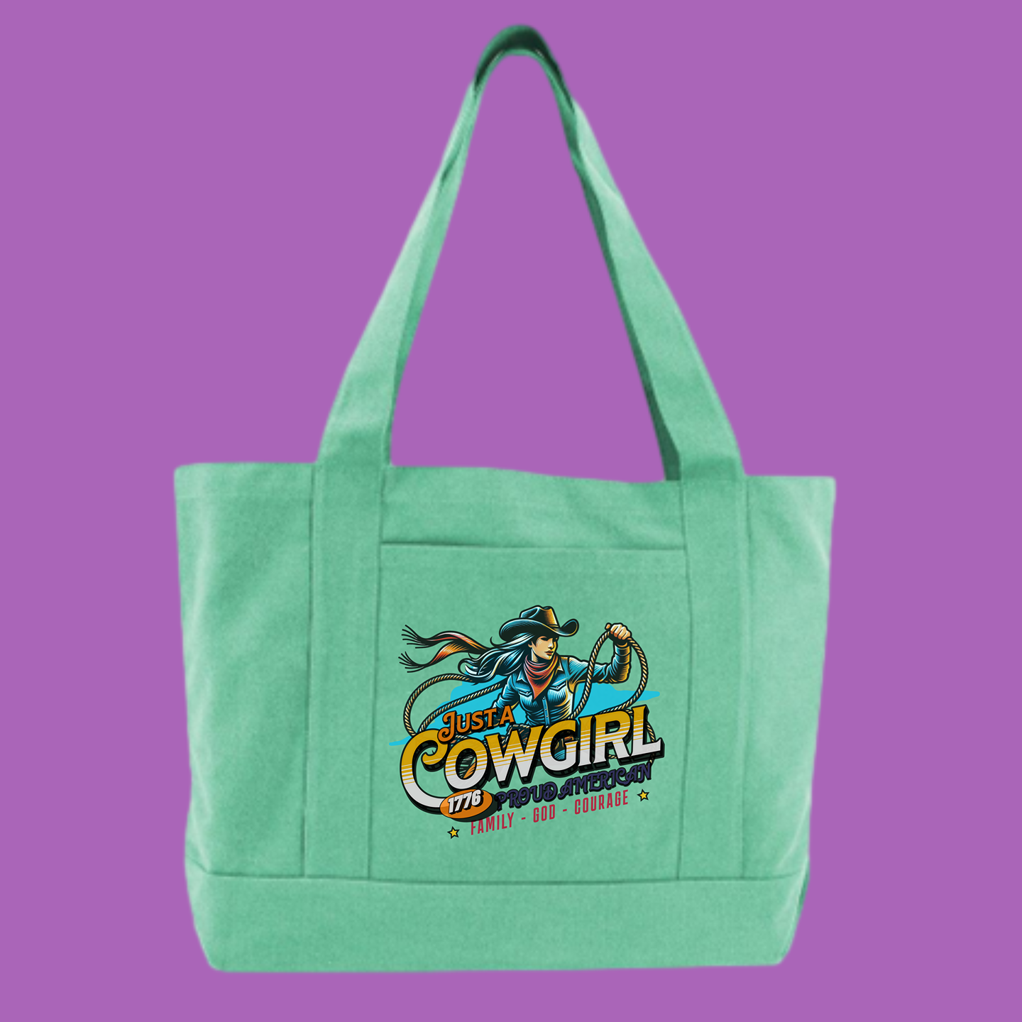 American Bag - Coastal Cotton 12 oz Pigment Dyed Boat Tote