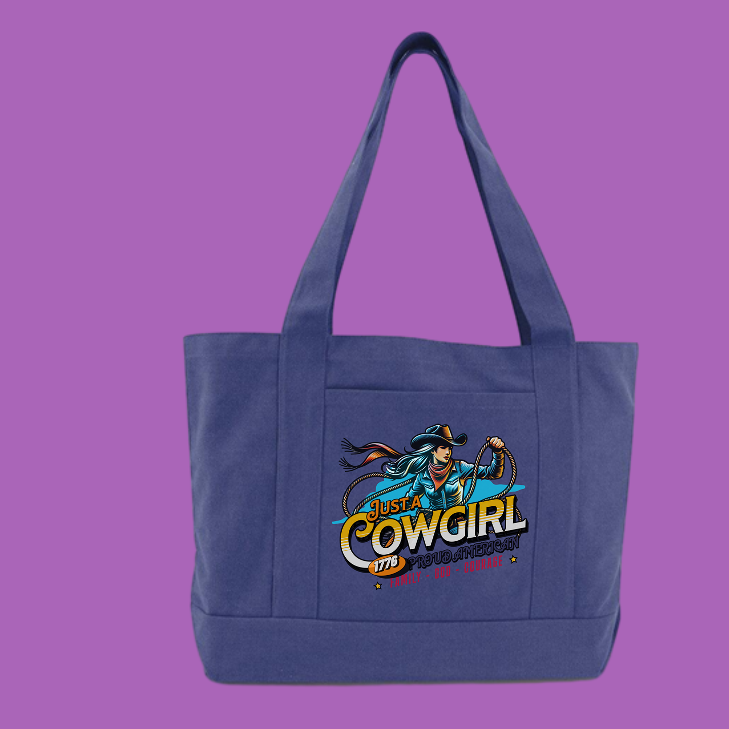 American Bag - Coastal Cotton 12 oz Pigment Dyed Boat Tote