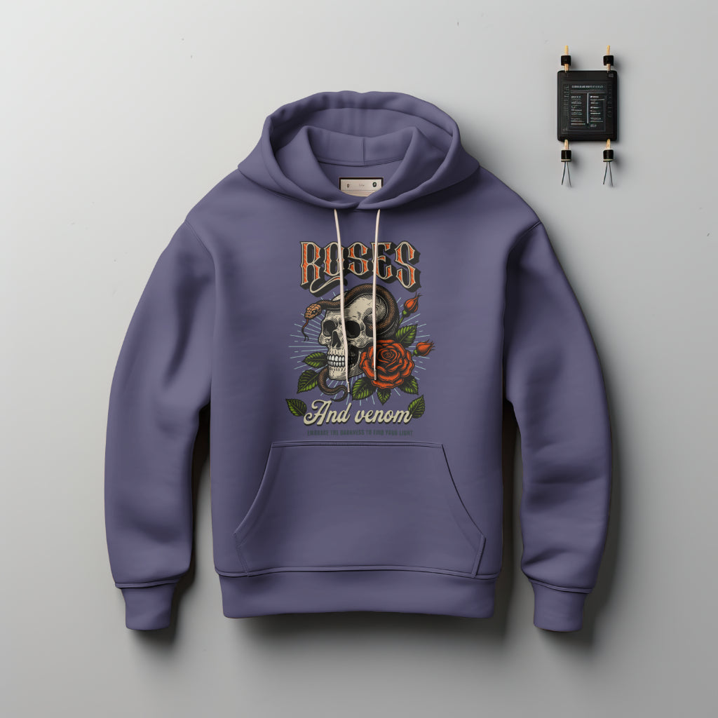 (NEW) Roses and Venom Hoodie