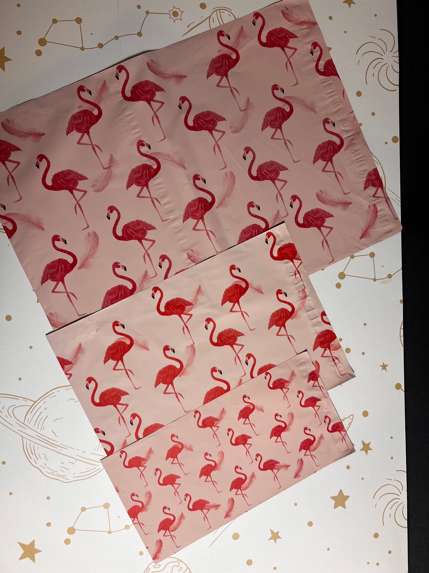 15x19 Premium Poly Mailer- Pinky Flamingo