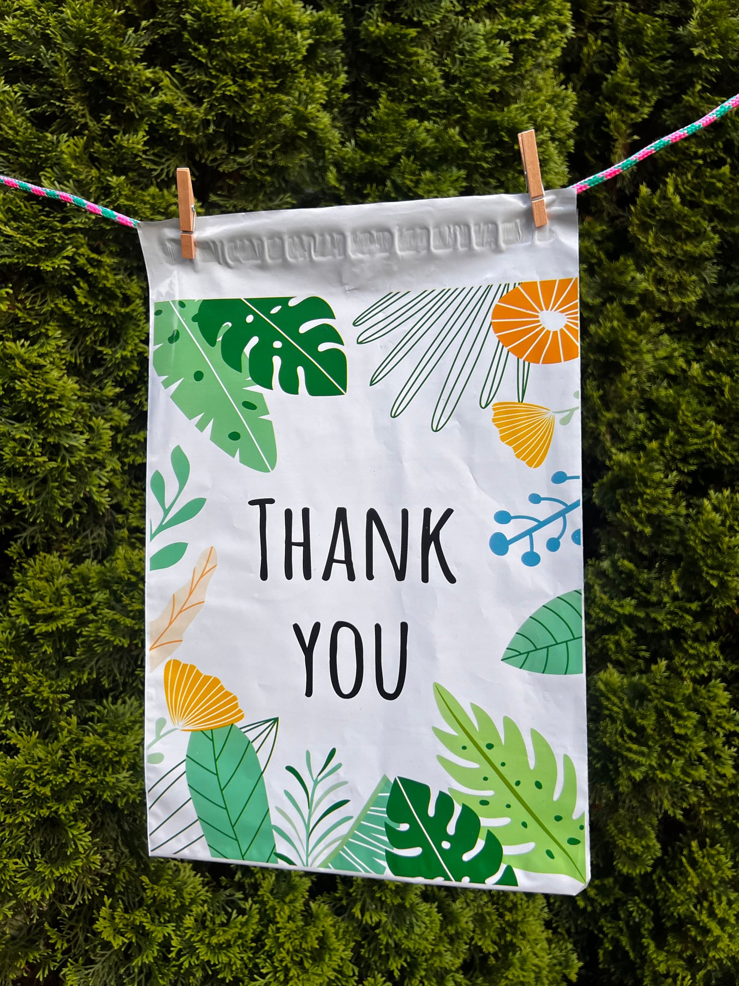 10x13 Premium Poly Mailer- Thank You Plants