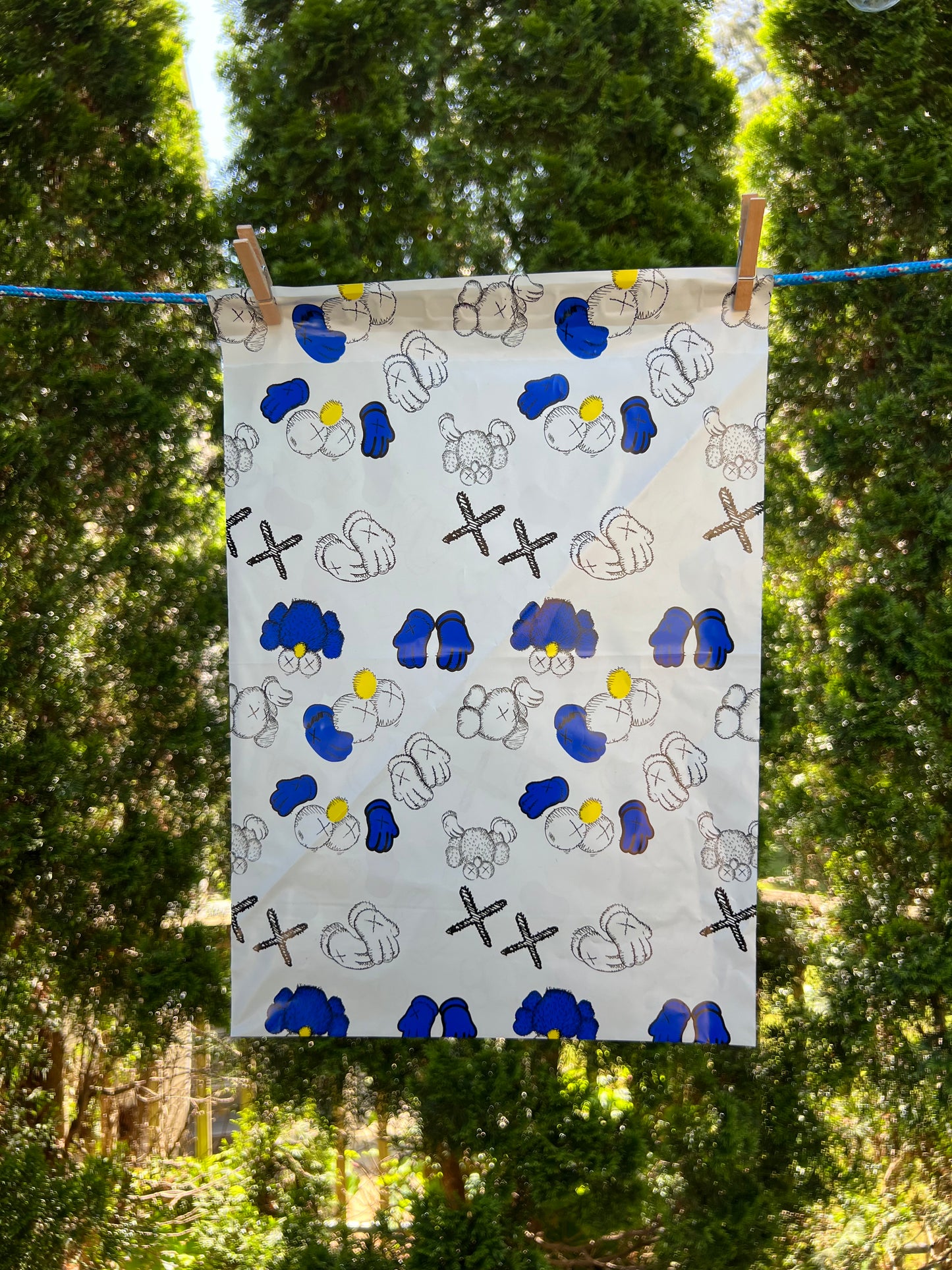 12.5x18 Premium Poly Mailer- Blue Gloves