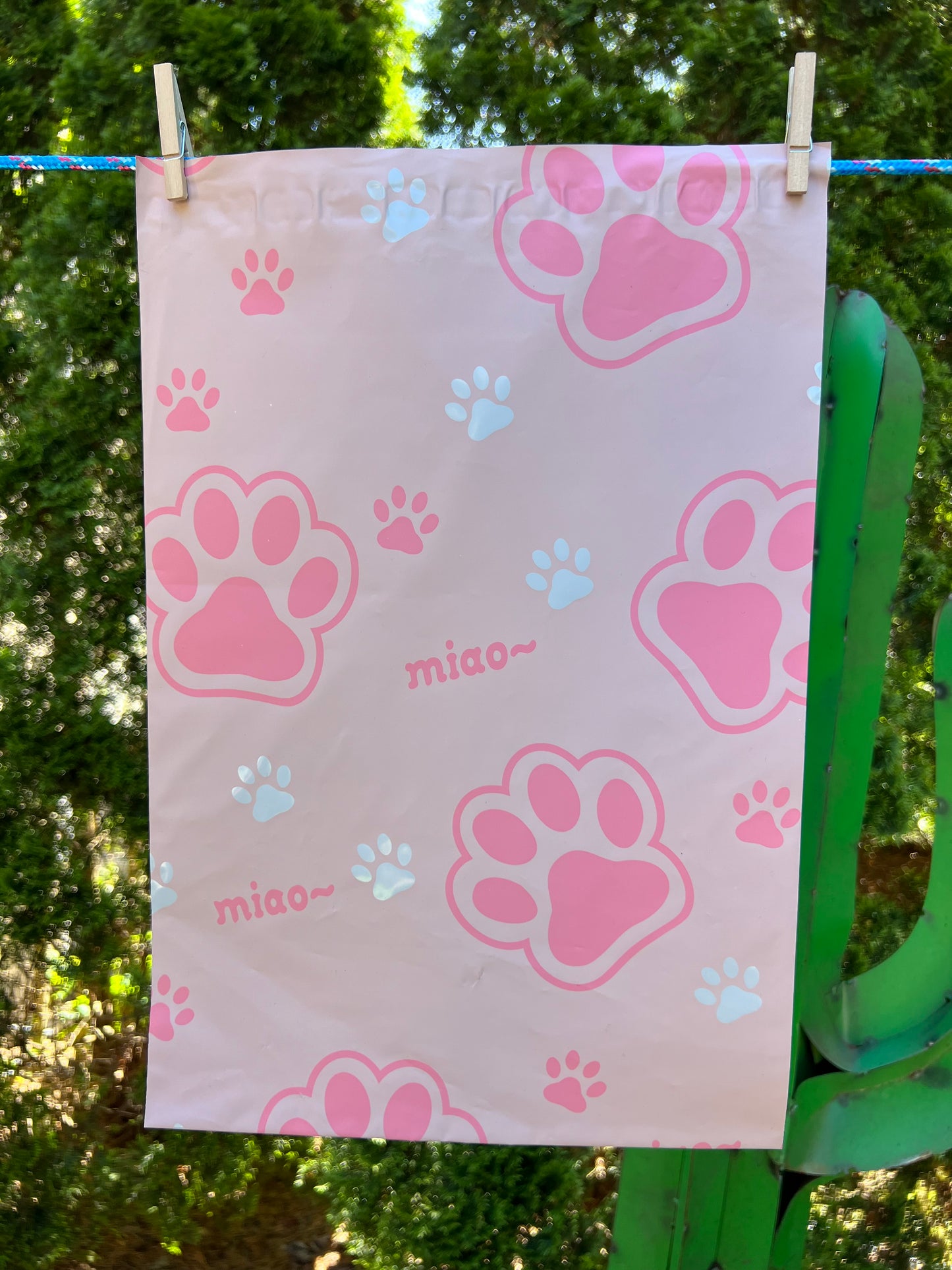 10x13 Premium Poly Mailer- Sweet Paws