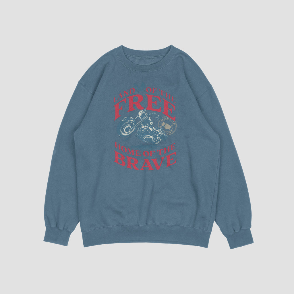 (NEW) Land of the Free Vintage Crewnecks
