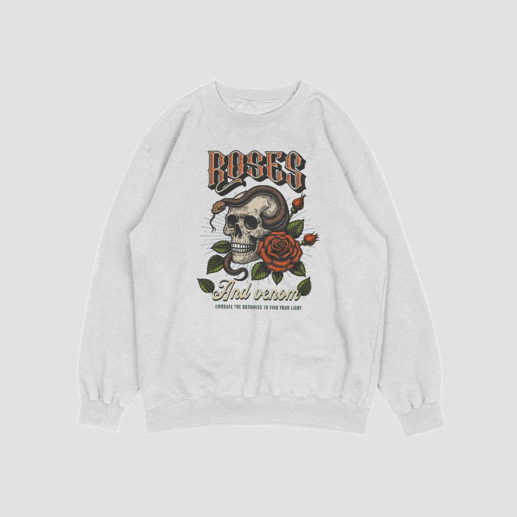 (NEW) Roses&Venom Vintage Crewnecks