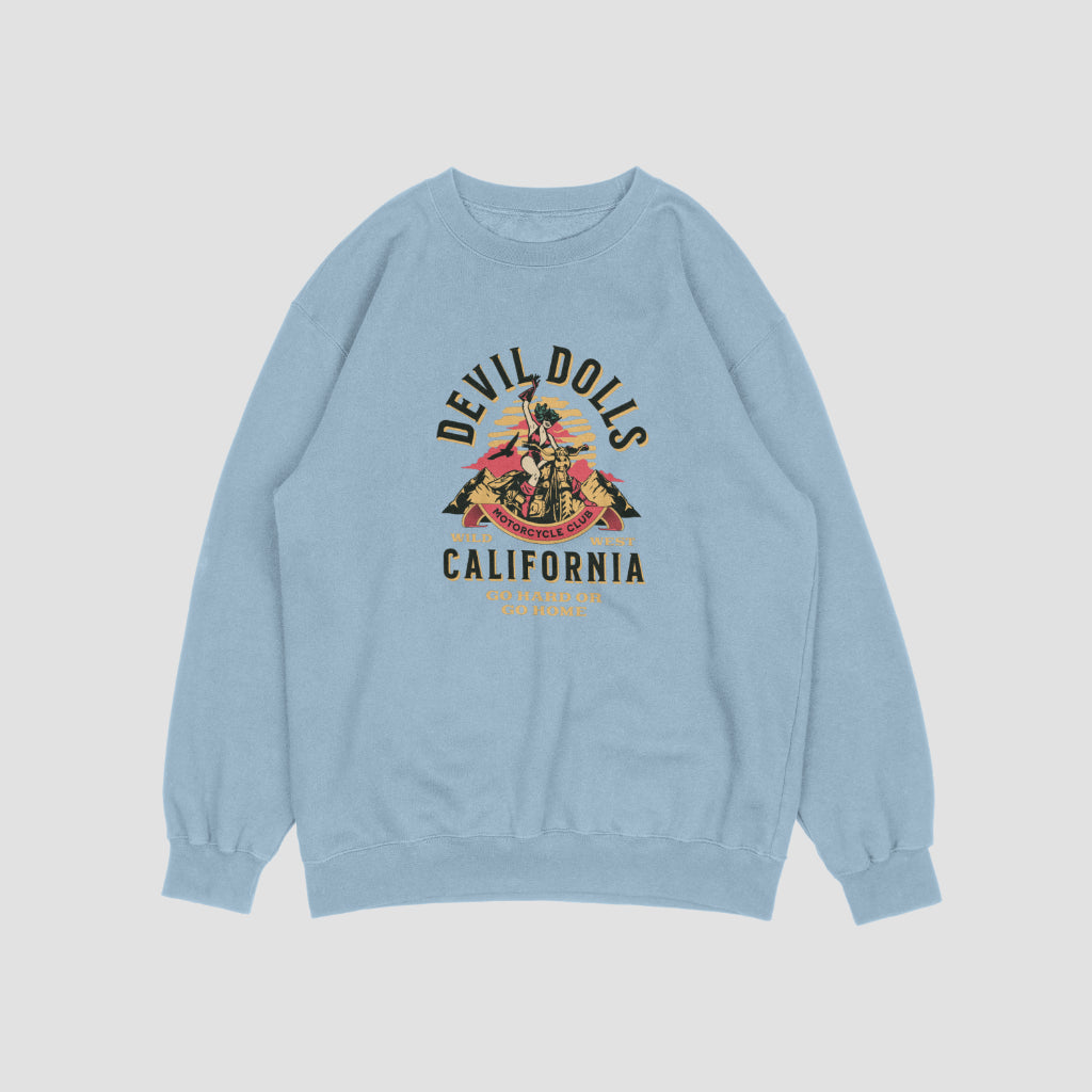 (NEW) Devil Doll Vintage Crewnecks