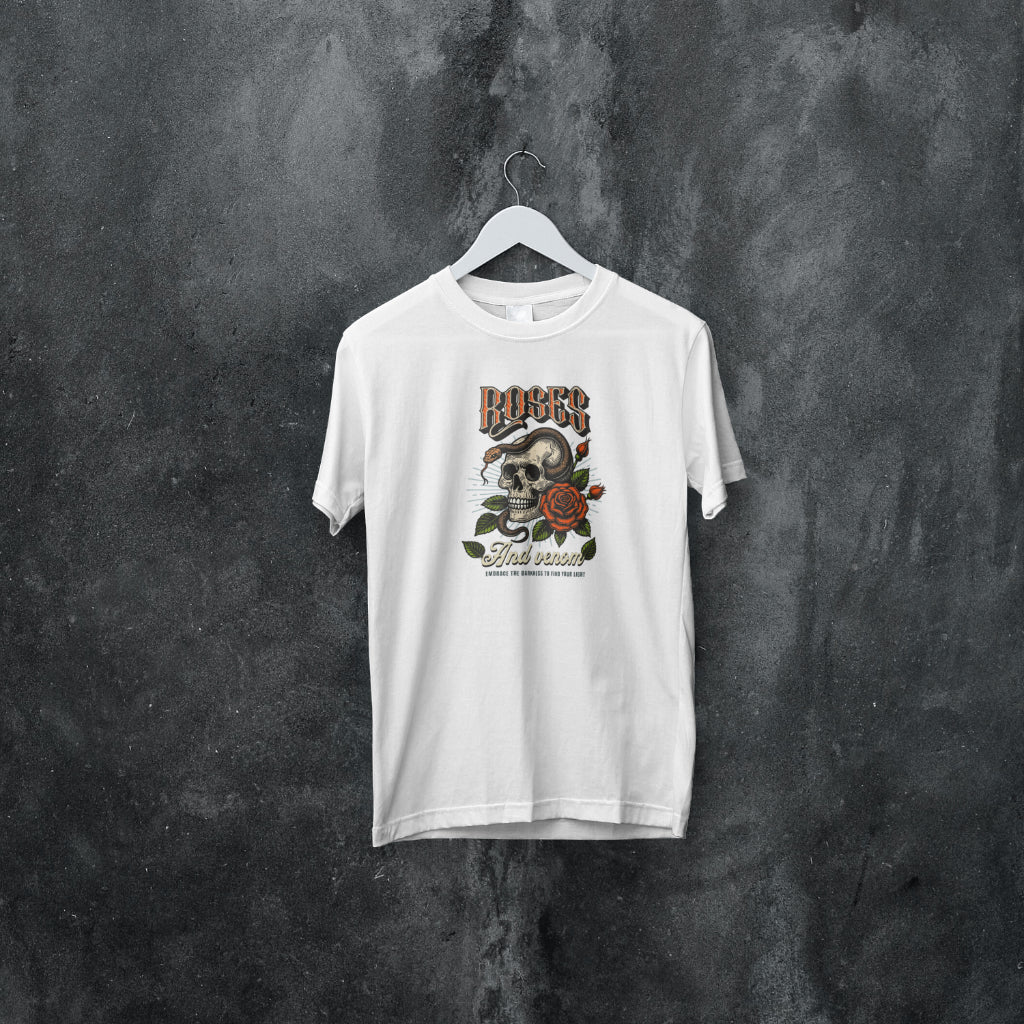 (NEW) Roses & Venom T-shirt