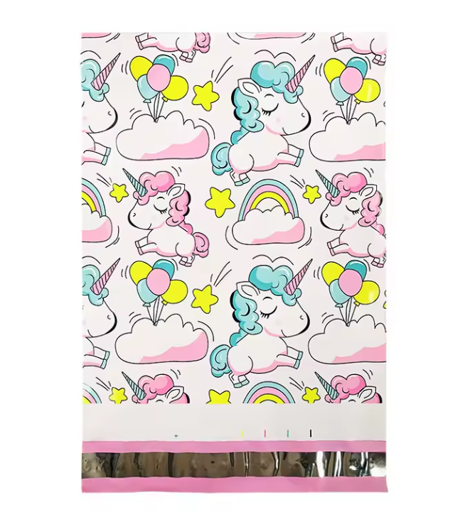 10x13 Premium Poly Mailer- Unicorn