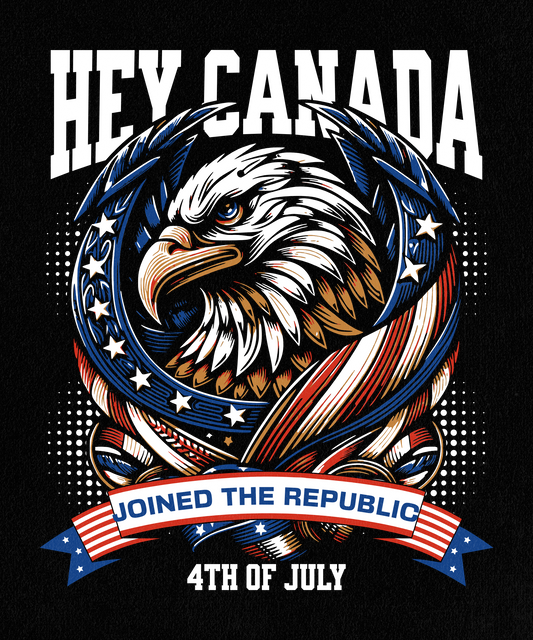 DTF TRANSFER Hey CANADA for T-Shirts & Hoodie