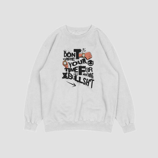 (NEW) Don't was my time Vintage Crewnecks