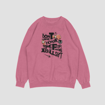 (NEW) Don't was my time Vintage Crewnecks
