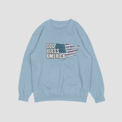 (NEW) God Bless America Vintage Crewnecks