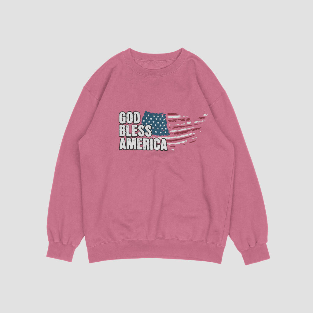 (NEW) God Bless America Vintage Crewnecks