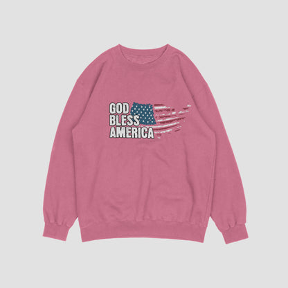 (NEW) God Bless America Vintage Crewnecks