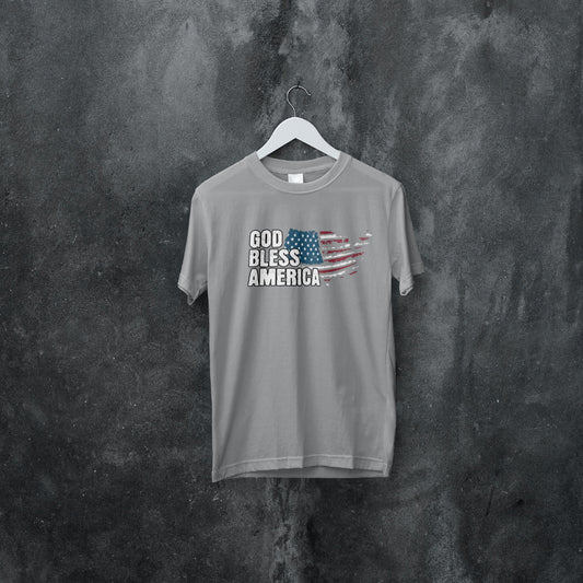 (NEW) God Bless America T-shirt