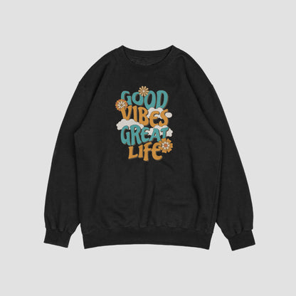 (NEW) Good Vibes Vintage Crewnecks