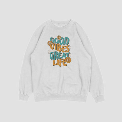 (NEW) Good Vibes Vintage Crewnecks