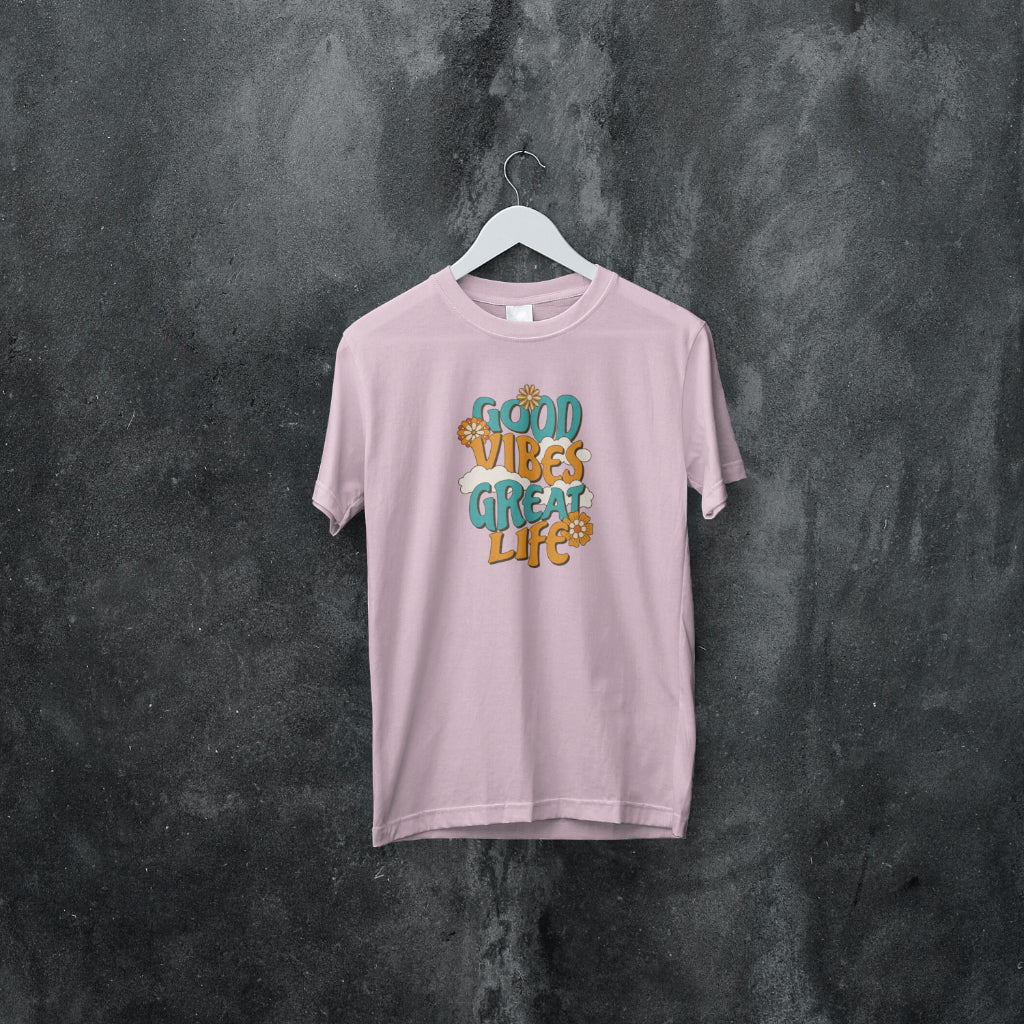 (NEW) Good Vibes Great Life T-shirt