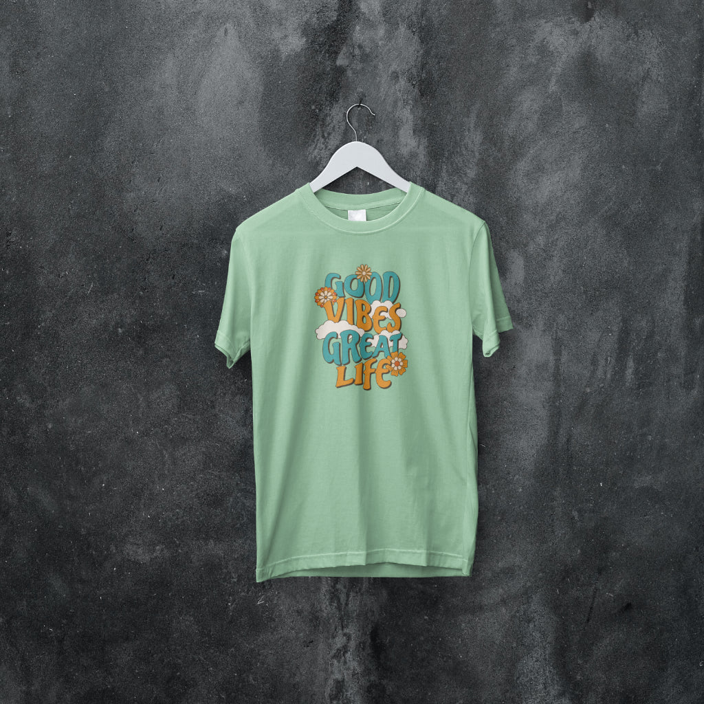 (NEW) Good Vibes Great Life T-shirt