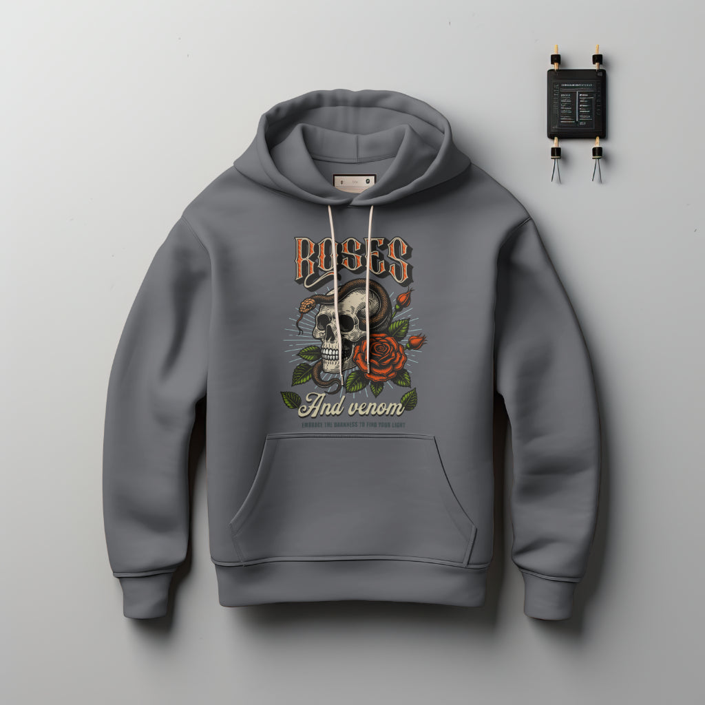 (NEW) Roses and Venom Hoodie