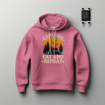 (NEW) Explore, Eat & Repeat Hoodie