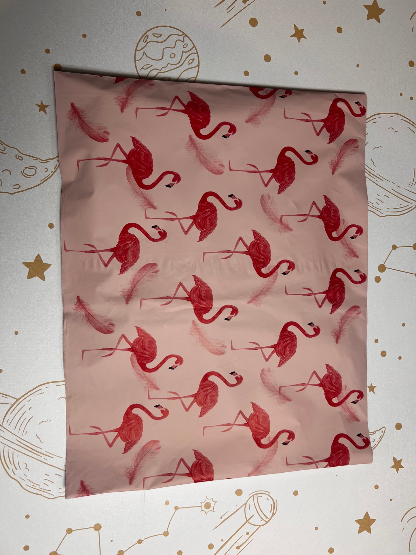 7x11 Premium Poly Mailer- Pinky Flamingo