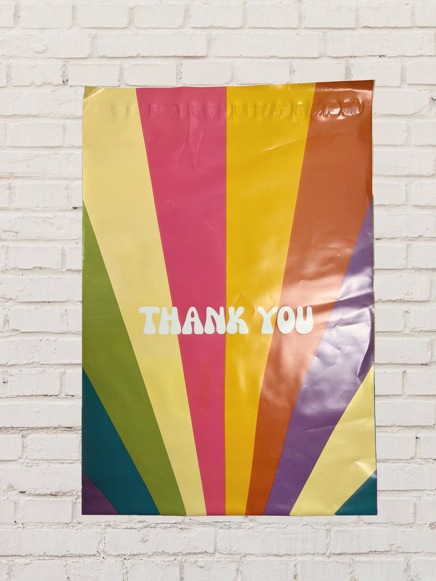 10x13 Premium Poly Mailer- Boho Thank You