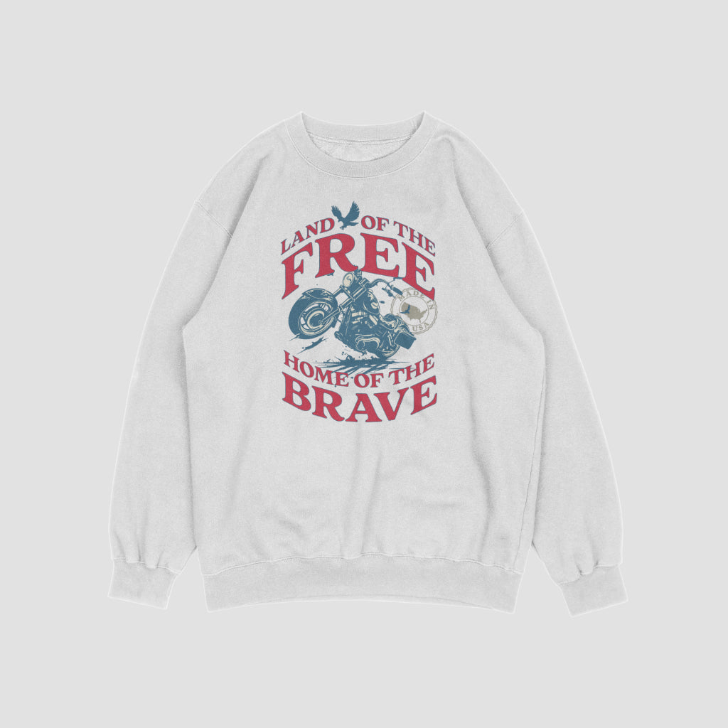 (NEW) Land of the Free Vintage Crewnecks