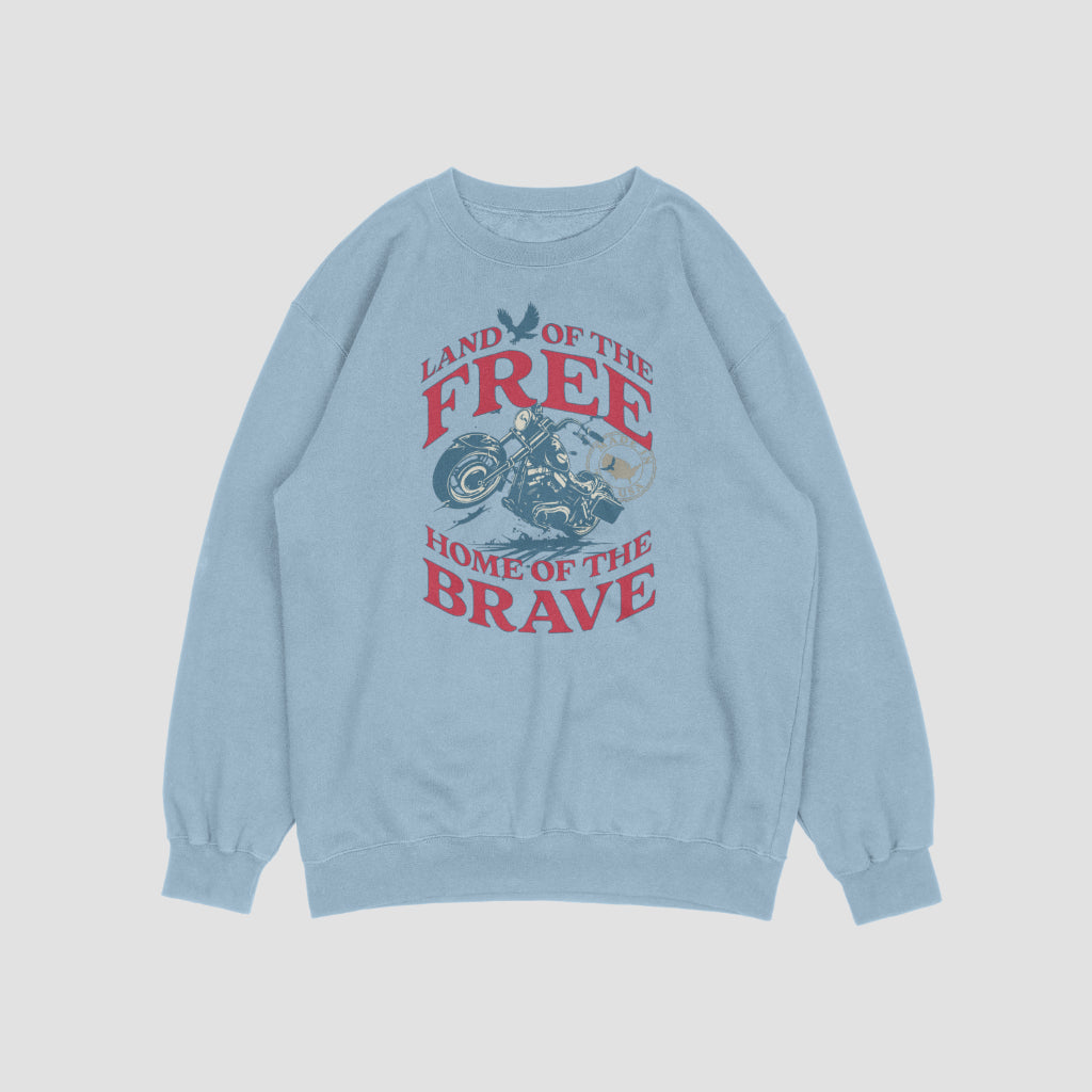 (NEW) Land of the Free Vintage Crewnecks