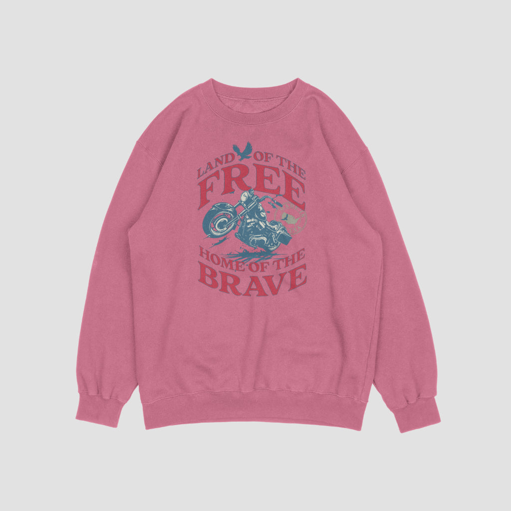 (NEW) Land of the Free Vintage Crewnecks