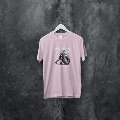 (NEW) Man Flipping Big Tire T-shirt
