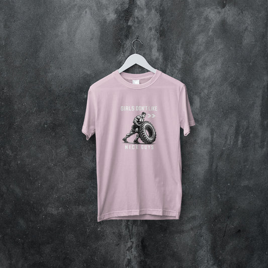(NEW) Man Flipping Big Tire T-shirt