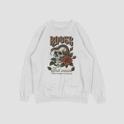 (NEW) Roses&Venom Vintage Crewnecks