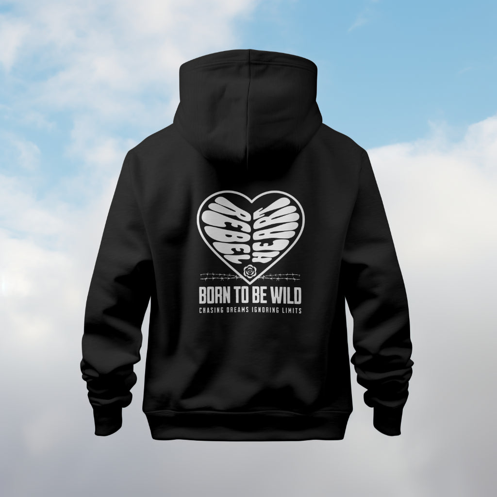(NEW) Rebel Front and Back Hoodie